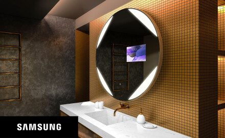 Kulaté zrcadlo do koupelny SMART L114 Samsung