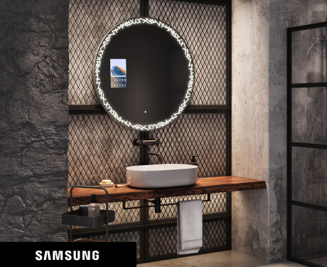 Kulaté zrcadlo do koupelny SMART L115 Samsung