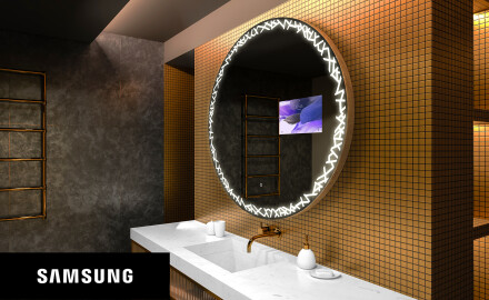 Kulaté zrcadlo do koupelny SMART L115 Samsung