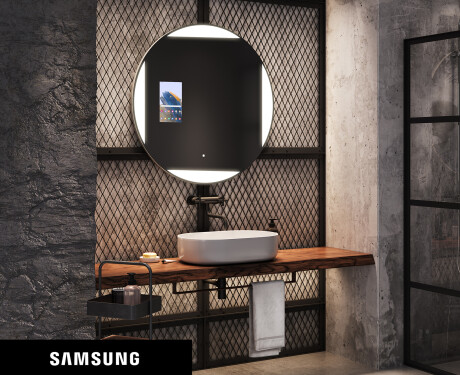 Kulaté zrcadlo do koupelny SMART L116 Samsung #1