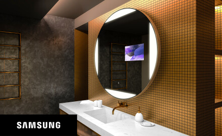 Kulaté zrcadlo do koupelny SMART L116 Samsung