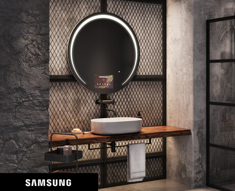 Kulaté zrcadlo do koupelny SMART L153 Samsung #1