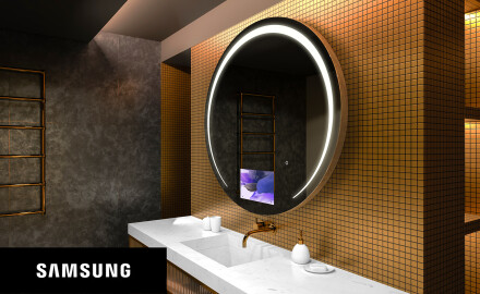 Kulaté zrcadlo do koupelny SMART L153 Samsung
