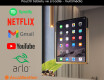 Zaoblené Moderní LED Zrcadlo s rámem iPad Displine L146 #3