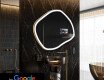 Nepravidelné zrcadlo do koupelny SMART R222 Google