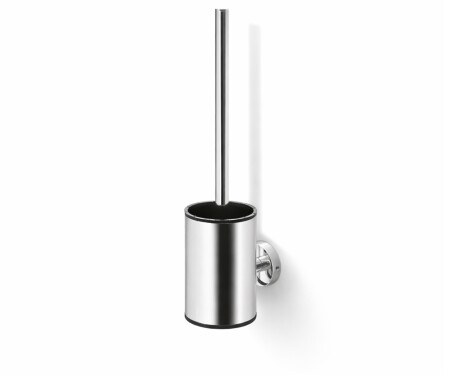 CLASSIC – Nízký závěsný WC kartáč / kovová nádoba, silikonová hlavice / chrom