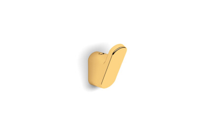 MILANO/NEXT – Jednoduchý háček na ručník / zlatý lesk