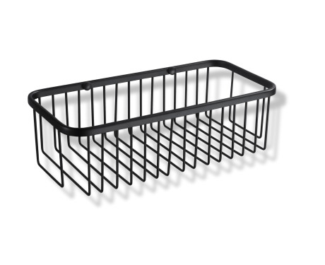 Košík 30x14x9 / matná černá