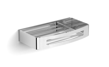 Košík 22x12x4 / uchycení Lift & Clean™ / leštěná ocel