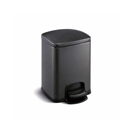 Pedálový koš PREMIUM, obdélníkový, 5 l, soft close / matná černá #1