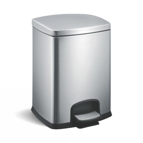 Šlapací koš PREMIUM, obdélníkový, 12 l, soft close / nerezová ocel, saténový povrch #1