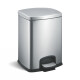 Šlapací koš PREMIUM, obdélníkový, 12 l, soft close / nerezová ocel, saténový povrch #1