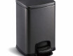 Šlapací koš PREMIUM, obdélníkový, 20 l, soft close / matná černá