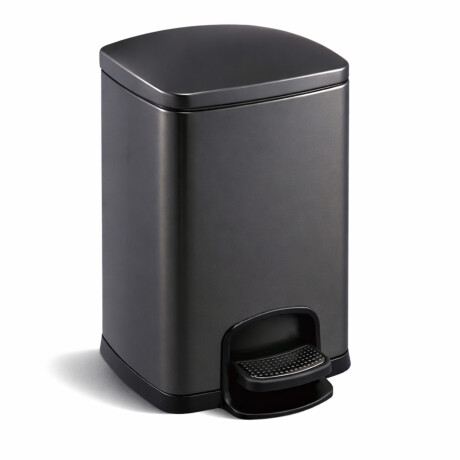 Šlapací koš PREMIUM, obdélníkový, 20 l, soft close / matná černá #1