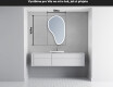 LED zrcadlo do koupelny s nepravidelným tvarem S222 #5