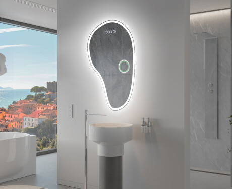 LED zrcadlo do koupelny s nepravidelným tvarem S222 #8