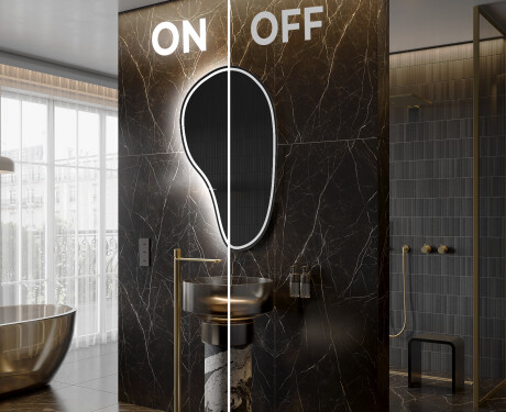 LED zrcadlo do koupelny s nepravidelným tvarem S223 #3