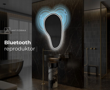 LED zrcadlo do koupelny s nepravidelným tvarem S223 #6