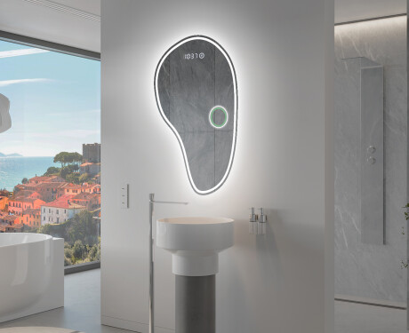 LED zrcadlo do koupelny s nepravidelným tvarem S223 #9