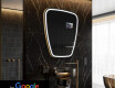 Nepravidelné zrcadlo do koupelny SMART Z223 Google