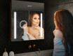 Zrcadlová skříňka LED - L02 EMILY 66,5 x 72cm #9
