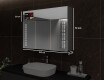 Smart zrcadlová skříňka LED - L55 Sarah 100 x 72cm #3