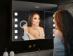 Zrcadlová skříňka LED - L03 EMILY 100 x 72cm #9