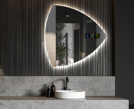 LED zrcadlo do koupelny s nepravidelným tvarem T221 #6