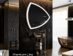 LED zrcadlo do koupelny s nepravidelným tvarem T222 #4