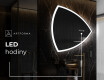 LED zrcadlo do koupelny s nepravidelným tvarem T222 #7