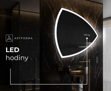 LED zrcadlo do koupelny s nepravidelným tvarem T222 #7