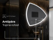 LED zrcadlo do koupelny s nepravidelným tvarem T222 #8
