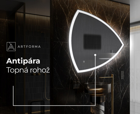 LED zrcadlo do koupelny s nepravidelným tvarem T222 #8