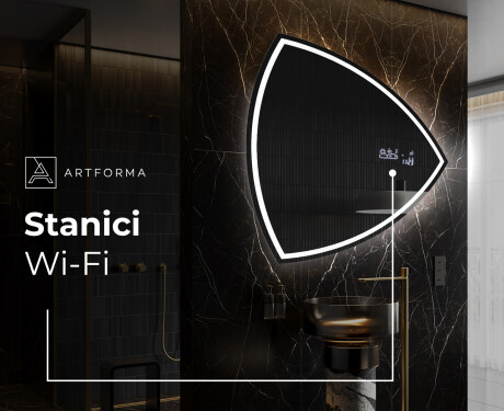 LED zrcadlo do koupelny s nepravidelným tvarem T223 #6