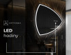 LED zrcadlo do koupelny s nepravidelným tvarem T223 #7