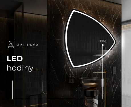 LED zrcadlo do koupelny s nepravidelným tvarem T223 #7