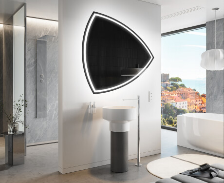 LED zrcadlo do koupelny s nepravidelným tvarem T223 #9