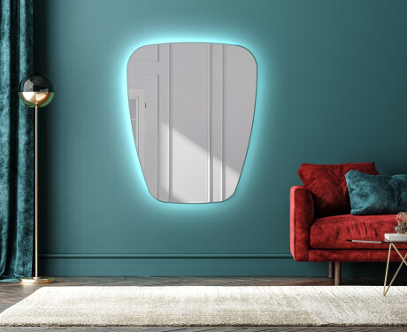 LED zrcadlo do koupelny s nepravidelným tvarem Z221