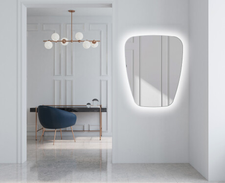 LED zrcadlo do koupelny s nepravidelným tvarem Z221 #5