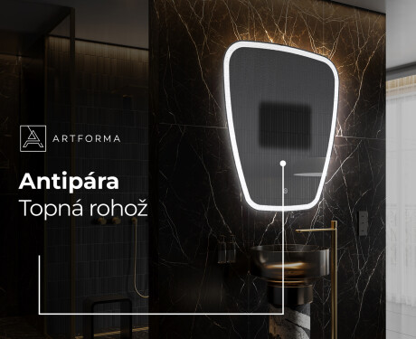 Nepravidelné zrcadlo s osvětlením LED Z222 #8