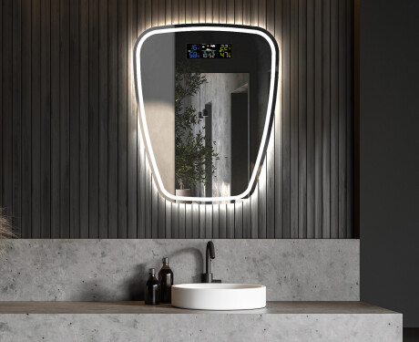 Nepravidelné zrcadlo s osvětlením LED Z223 #6