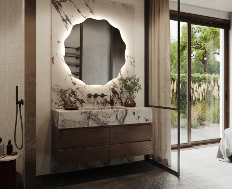 Kulaté zrcadlo s LED osvětlením L192 #2