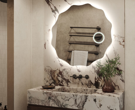 Kulaté zrcadlo s LED osvětlením L192 #3