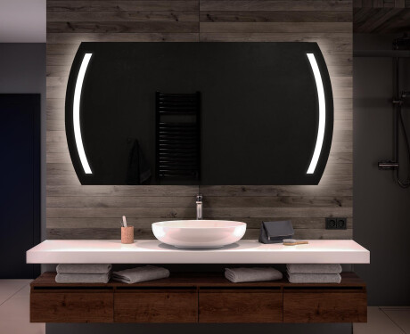 Koupelnové zrcadlo s LED podsvícením L67