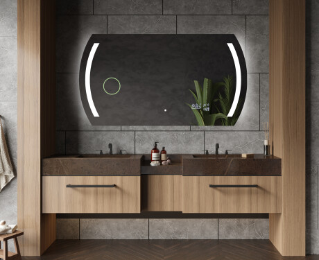 Koupelnové zrcadlo s LED podsvícením L67 #6