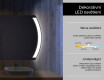 Koupelnové zrcadlo s LED podsvícením L68 #3