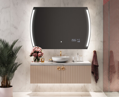 Koupelnové zrcadlo s LED podsvícením L68 #7