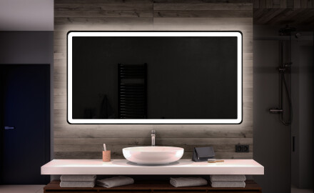 Koupelnové zrcadlo s LED podsvícením L59