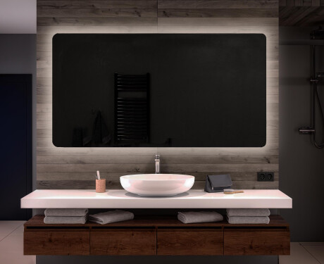 Koupelnové zrcadlo s LED podsvícením L60 #1