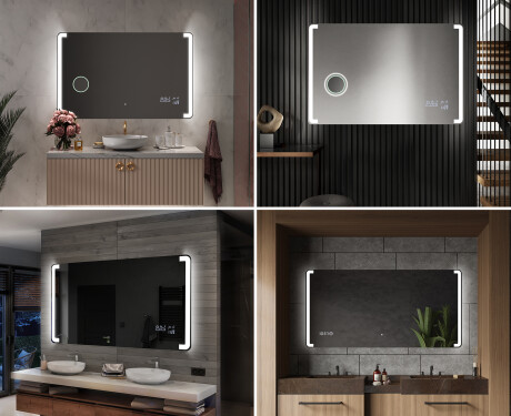 Koupelnové zrcadlo s LED podsvícením L72 #6